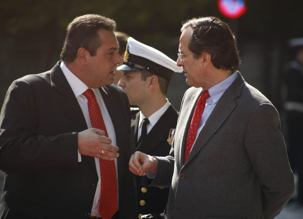 Καμμένος κατά Σαμαρά: «Είναι ο τελευταίος που μπορεί να ηγηθεί της ατζέντας Τράμπ στην Ελλάδα»