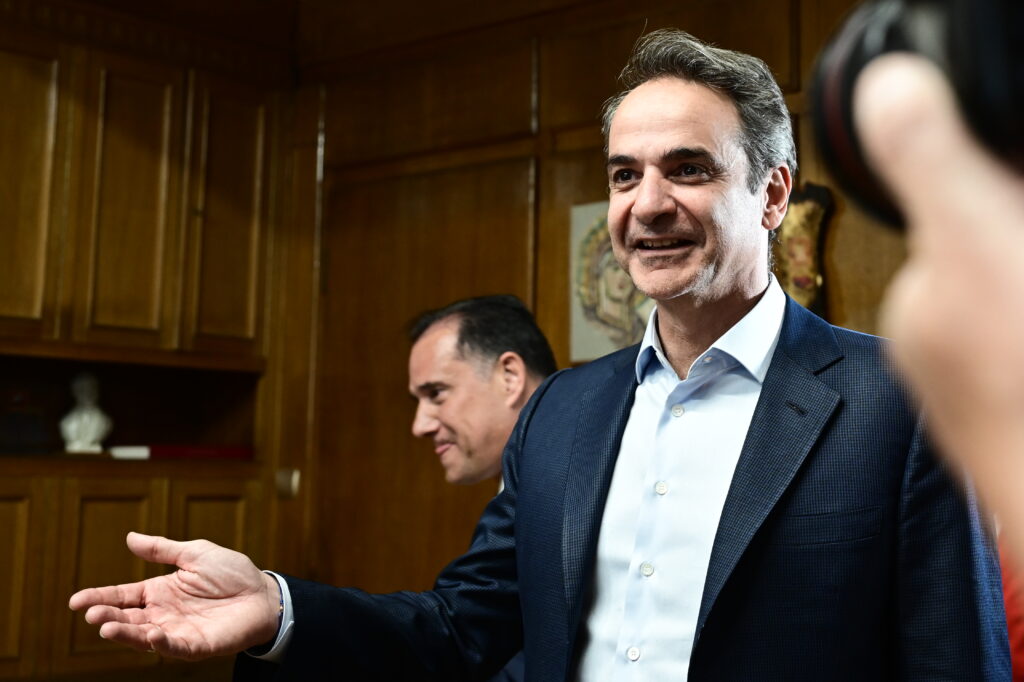 Επίσκεψη του Κυριάκου Μητσοτάκη στο Υπουργείο Υγείας