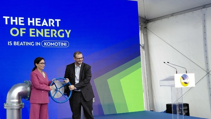 Εγκαινιάστηκε ο «ηλεκτρικός» Σταθμός Συμπίεσης του ΔΕΣΦΑ στην Κομοτηνή